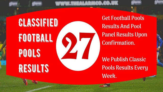 Week 27 Pool Result 2021