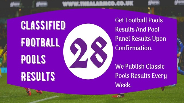 Week 28 Pool Result 2021