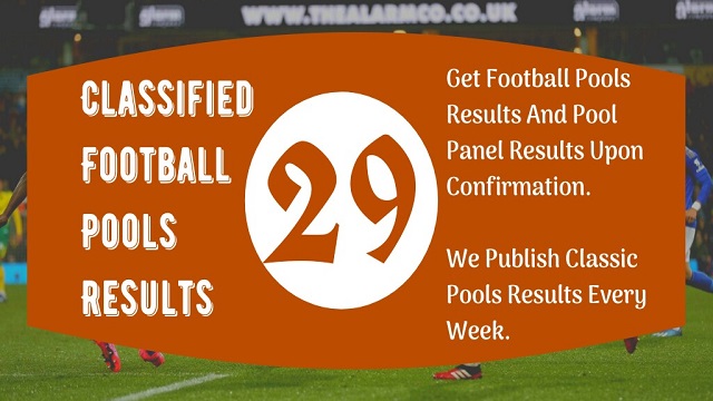 Week 29 Pool Result 2021