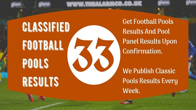 week 33 pool result 2021