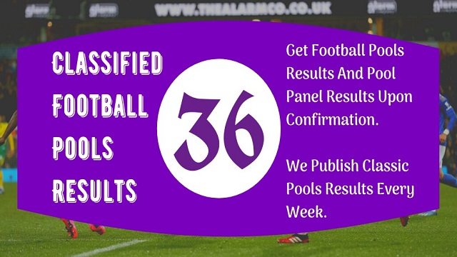 week 36 pool result 2021