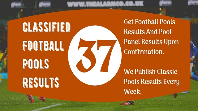 week 37 pool result 2021