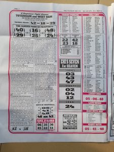 week 40 pools telegraph page 2