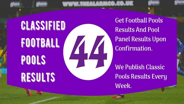 week 44 pool result 2021