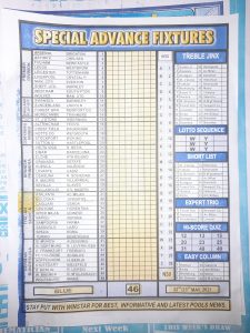 week 46 special advance fixtures 2021