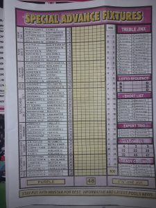 week 48 special advance fixtures 2021