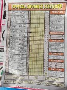 week 49 special advance fixtures 2021