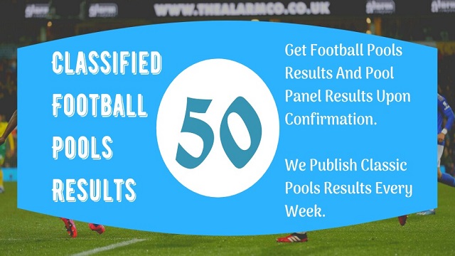 week 50 pool result 2021