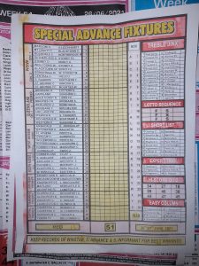 week 51 special advance fixtures 2021