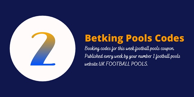 week 2 betking code 2021