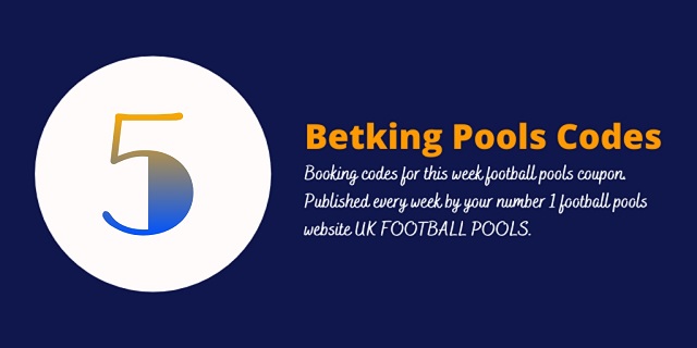 week 5 betking code 2021