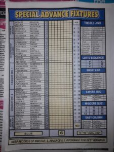 week 6 special advance fixtures 2021