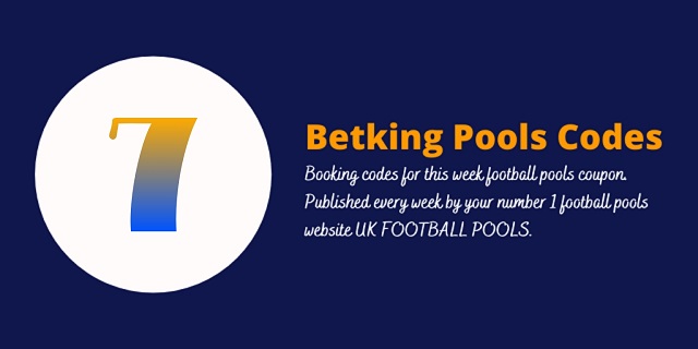 week 7 betking code 2021