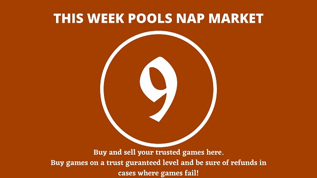 week 9 pool nap market 2021