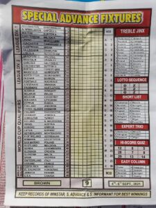 week 9 special advance fixtures 2021