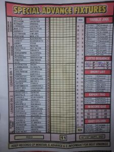 week 11 special advance fixtures 2021
