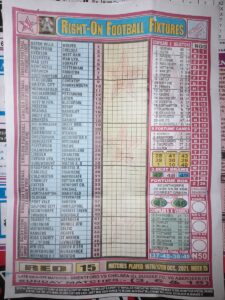 week 15 right on fixtures 2021 front page