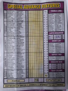 week 16 special advance fixtures 2021