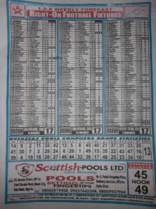 week 17 right on fixtures 2021 back page