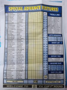 week 18 special advance fixtures 2021