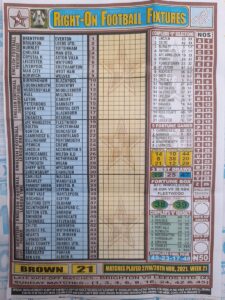 week 21 right on fixtures 2021 front page