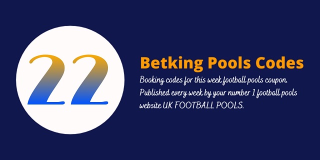 week 22 betking code 2021