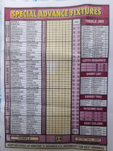 week 24 special advance fixtures 2021