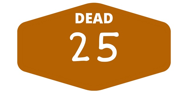 week 25 dead games 2021