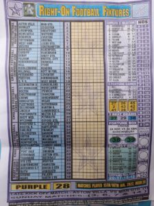 week 28 right on fixtures 2022 front page
