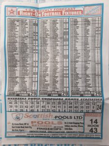 week 29 right on fixtures 2022 back page