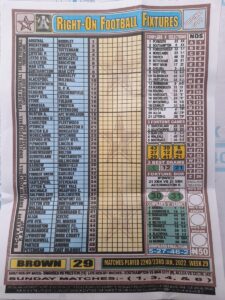 week 29 right on fixtures 2022 front page