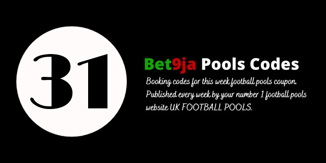 week 31 bet9ja code 2022