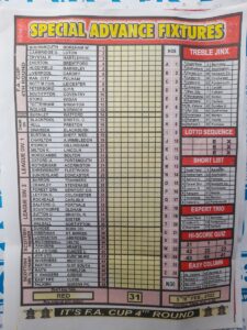 week 31 special advance fixtures 2022