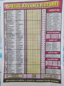 week 32 special advance fixtures 2022