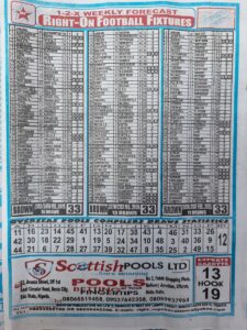 week 33 right on fixtures 2022 back page