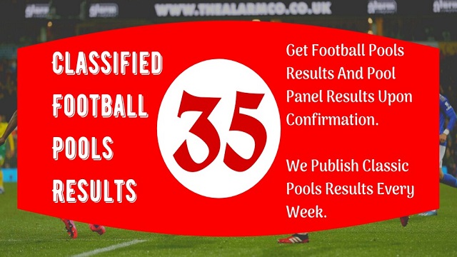 week 35 pool result 2022