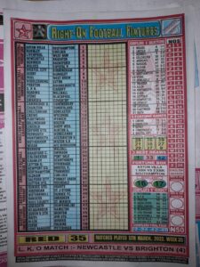 week 35 right on fixtures 2022 front page