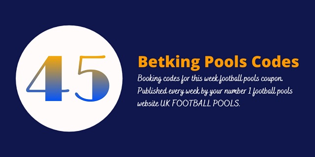 week 45 betking code 2022