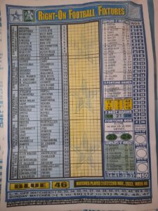 week 46 right on fixtures 2022 front page