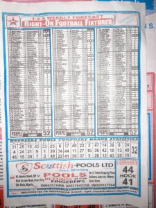 week 52 right on fixtures 2022 back page