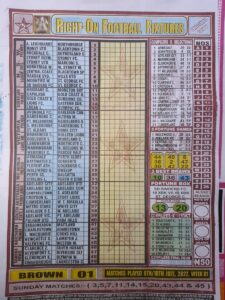 week 1 right on fixtures 2022 front page