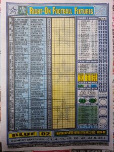 week 2 right on fixtures 2022 front page