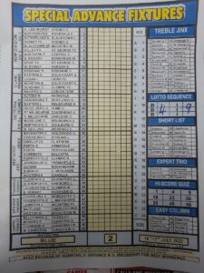 week 2 special advance fixtures 2022