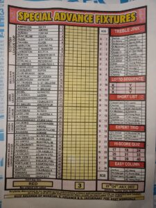 week 3 special advance fixtures 2022
