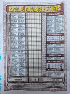 week 5 special advance fixtures 2022