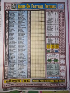 week 5 right on fixtures 2022 front page