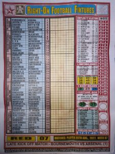 week 7 right on fixtures 2022 front page