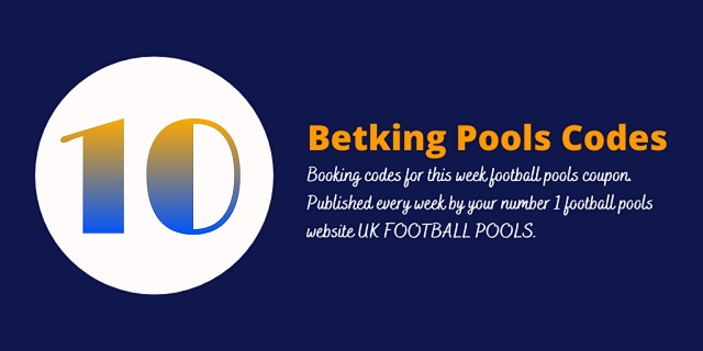 week 10 betking code 2022