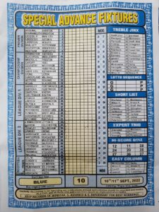 week 10 special advance fixtures 2022