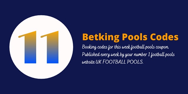 week 11 betking code 2022
